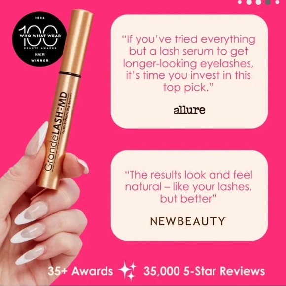 🆕 GrandeLASH-MD Lash Enhancing Serum - Clear. 3 mo supply. In beautiful box! - Picture 3 of 8